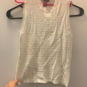 White crop tank